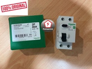 SCHNEIDER EZ9R36240 RCCB ELCB EASY9 2 POLES 40AMP 30MA