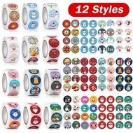 500pcs/Roll Merry Christmas Santa Claus Sticker Decor DIY Wrapping Gift Decoration Xmas Kids Thank You Seal Label