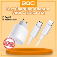 20W Fast Charging IP Charger by Roci | IP CABLE | IP USB C to Lightning Data Cable | IP Charger | Sa