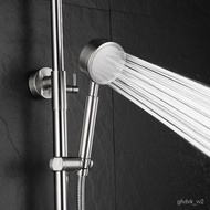 🚓SUS304Stainless Steel Supercharged Shower Household Bath Shower Nozzle Pressurized Rain Shower Shower Head Set