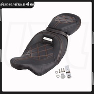 ที่นั่งผู้โดยสาร ด้านหน้า และด้านหลัง สีแดง สําหรับรถจักรยานยนต์ Harley Touring CVO Road Street Glid