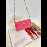Hermes kelly long wallet
長款錢包 唇膏粉銀扣 
Epsom 皮