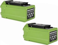 Battery Replacement for Greenworks 40 V Battery with LED Indicator, Compatible with Greenworks 40 V 