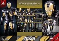 全新啡盒未開封 Hottoys Hot toys Ironman mk7 Black and Gold version Mms741 Mms 741