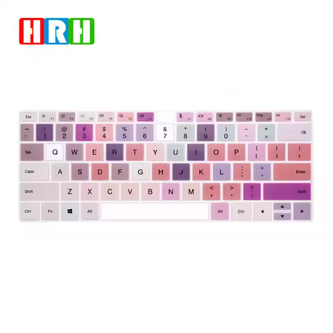 HRH Flames and colorful Silicone Keyboard Cover Skin Protective Film For HUAWEI matebook X Pro13.9 i