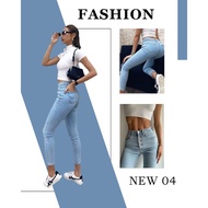 919 Jeans jeans women's high-waisted tight foot nine-point pants spring and summer new elastic