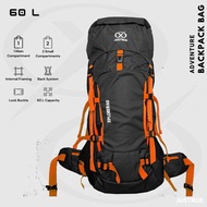 60 Liter Mountain Backpack Carrier Backpack Internal Frame Justrue Xplorer60