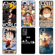 Infinix Zero X Neo Case Silicone Black TPU Casing Cartoon One Piece Soft Phone Back Cover