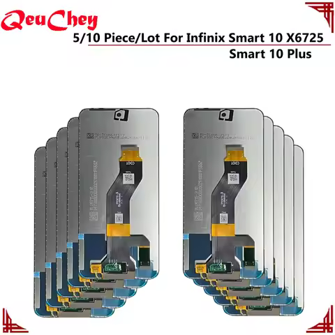 Wholesale 5/10 Piece For Infinix Smart 10 X6725 LCD Display Touch Screen Digitizer Assembly Smart 10