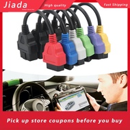 Jiada Scanner Adapter  22cm/8.66in Abrasion Resistant OBD2 Cable ABS for Car