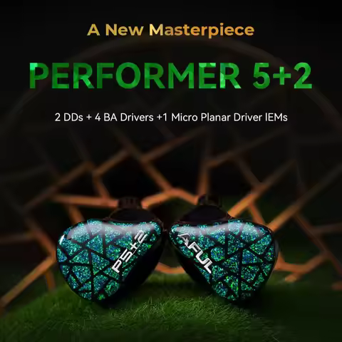 AFUL Performer 5+2 / Performer 7 2DD+4BA+1Micro Planar In Ear Monitor Earphones HiFi Wired Hybrid Mu
