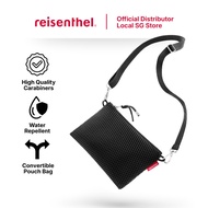 Reisenthel Extralite Case 1 - Mesh Black | Small Crossbody Sling Pouch Zip Bag, Detachable Strap