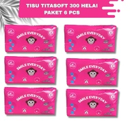 TITA SOFT TISSUE 300 SHEETS PACK OF 6 PCS TISSUE TISU TISSUE PAPER
