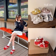 Women's red sneakers with padded sole 5-7cm high, Beautiful Q.C [ONE039]