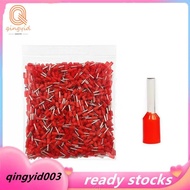 1000pcs Tubular Crimp Terminals Electrical Wire Cable Ferrules Connectors E6012 E1008 E2508 Ring Sle