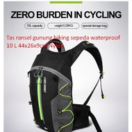 Waterproof mountain hiking bicycle backpack 10 L 44x26x9cm Nylon