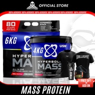 USN Hyperbolic Mass Protein Powder Mass Gh Susu Naikkan Berat Badan  Mass Gainer Halal (6KG)