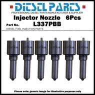 6Pcs Diesel Fuel Injector Nozzle Tips L337PBB for HOWO A7 WD615 D10 VGO015ID-E071 (CB-PB132P72)
