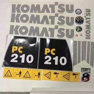 Komatsu ชิ้นส่วนรถขุด PC60-8 PC120 PC230-8 PC360-8 PC130สติกเกอร์รถทั้งหมด PC200-8 PC450-8MO สติกเกอ