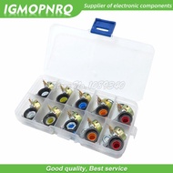 10PCS WH148 potentiometer kit B1K B2K B5K B10K B20K B50K B100K B250K ohm 3PIN 15MM Knob AG2 15x17mm 