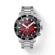 🔥🔥🔥 天梭T120六針最新款， TISSOT SEASTAR 1000 CHRONOGRAPH T120.417.11.041.02，錶盤  時、分、小秒針、秒、日期顯示，表徑45mm！防水300米