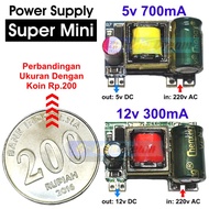 Mini AC Power Supply 220v to DC 5v 700mA 12v 300mA Adapter 1A 2A