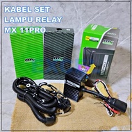 Mx 11Pro - Mx 11 Professional Headlight Cable Relay Set + Ecu H4 Headlight Relay Cable Set
