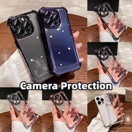 Transparent Casing For MOTOROLA G54 G64 G84 G52 G82 G30 G20 G10 Camera Protect Electroplate Soft Cov