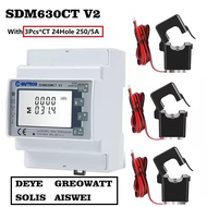 Eastron Growatt Deye three-phase anti-backflow meter SDM630 Modbus SDM630MCT V3 SDM120CT SDM630Modbu