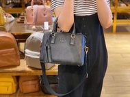 TORY BURCH THEA WEB SMALL SATCHEL BAG HANDBAG BARREL 枕頭包 手袋 波士頓袋