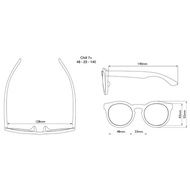 Real Shades Screen Shades (7yrs+) Chill Matte Black With Pouch