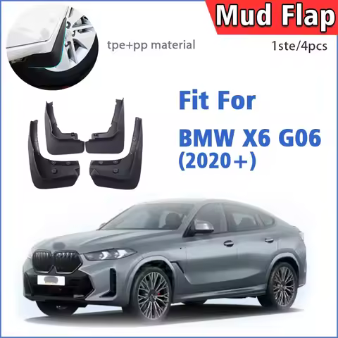 For BMW X6 GO6 2020 2021 2022 2023 2024 2025 Mud Flap Guards Splash Mudguard Fender Mudflaps Car Acc
