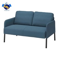 Kursi Sofa dg 2 dudukan Kursi Tamu Mewah Sofa Tempat Duduk warna Biru Medium