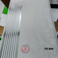 Plafon PVC Tebal 8 mm Lebar 20 cm Motif Elegan Minimalis - YV 804