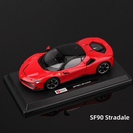 Bburago Tỉ Lệ 1:24 Ferrari SF90 Stradale Hợp Kim Đúc Xe Ô Tô Mô Hình-Sưu Tập Xe Thể Thao Tĩnh Đồ Chơ