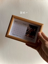 Customised Calender Photo Frame 4R 6inch Surprise Gift For Her For Him Birthday Valentines Gift客制化月历