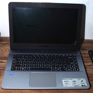 Laptop Asus X411N second bekas normal 100% mulus