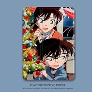 Cartoon Detective Conan Case Cover for iPad 9.7 10.2 5th 6th 7th gen 8th 9th 10th generation Mini 4/5 PU Leather Shockproof Cover