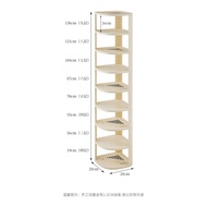 Shoe Rack Cream Style Multi-Layer Shoe Rack Space-Saving Household Simple Shoe Cabinet Economical Door Gap Large Capacity Storage Rack