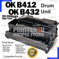 Compatible to OK* B412 B432 DRUM MB472 MB492 B 412 412dn 432 B412dn B432dn B512dn MB492dn MB472w MB4