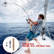 [Fenteer] Fly Fishing Rod Handle Composite Cork Fly Rod Handle Grip for DIY Rod Building