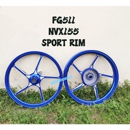YAMAHA NVX155 NVX 155 CNC FG511 FG 511 5 BATANG SPORT RIM SPORTRIM 1.6/1.8/17