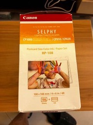 Canon Selphy CP1000 RP-108 100x148mm / 4x6 in /4R 2 boxes