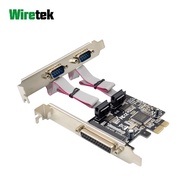 PCI Express Serial + Parallel I/O Card WIRETEK