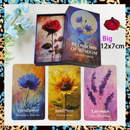 Blossoms of Wisdom Oracle Card บุปผาแห่งปัญญา บัตรเด็คเสี่ยงทาย | ความหมายบนการ์ด | ขนาดมาตรฐานขนาดใ