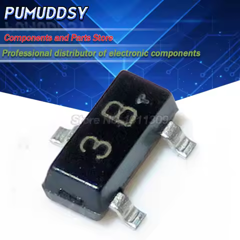 100PCS BC856B 3B SOT23 BC856 SMD SOT-23 new transistor IC