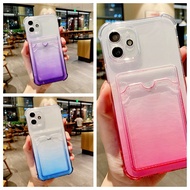 For Huawei Y6P Y7 Prime 2018 Nova 2 Lite Y6 Y5 2018 Y9 Prime Y9 Y7 Y5 Y6 2019 Case Gradient Clear Ca