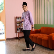 (bumsnbums) KURTA ARIL PLAIN FOR ADULT - material germany cotton, 3/4 sleeve, teluk belanga neck