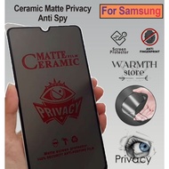 LAYAR [ LIVE ] Samsung A01 - A73 Anti-Spy Privacy Screen Protector MATTE Anti-Shatter