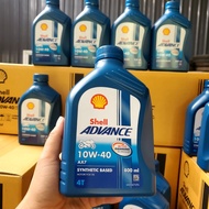 Shell Advance น้ำมันเครื่องกึ่งสังเคราะห์ AX7 10W40 ขนาด 800 ml